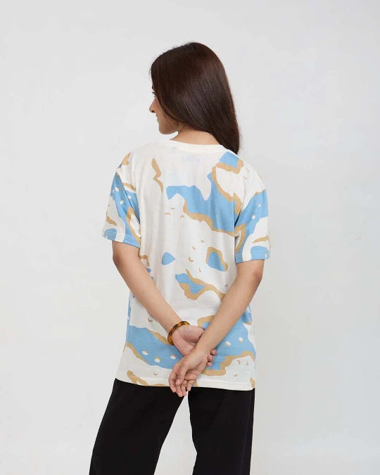 Wavy Oversized T-Shirt