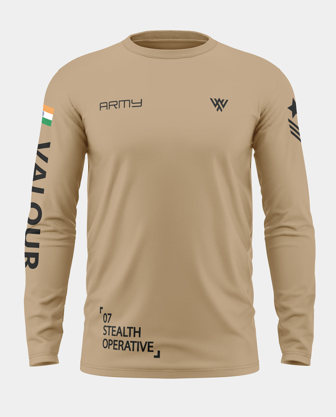 07 Stealth Operative Soft Cotton Full Sleeve T-shirt