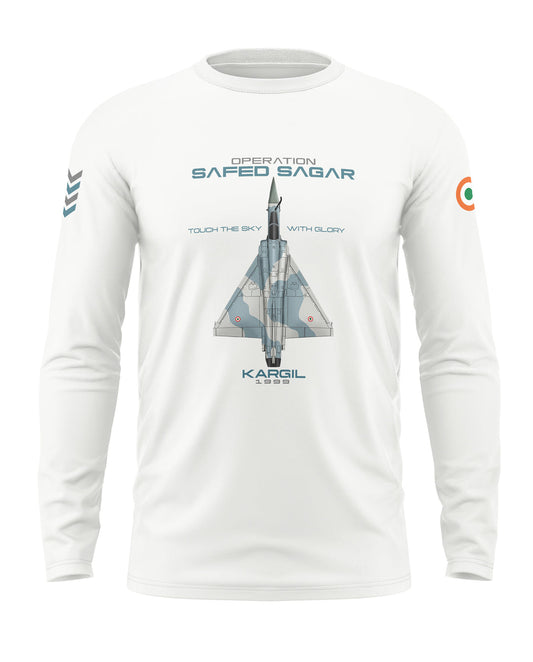 Op. Safed Sagar Cotton Full Sleeve T-shirt