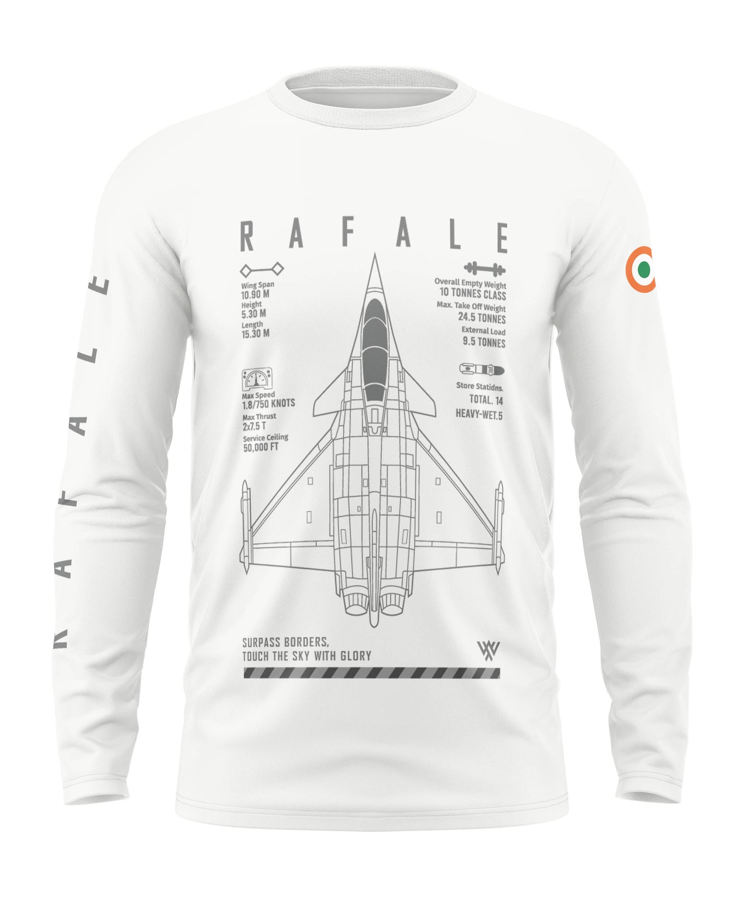 Dassault Rafale Cotton Full Sleeve T-shirt