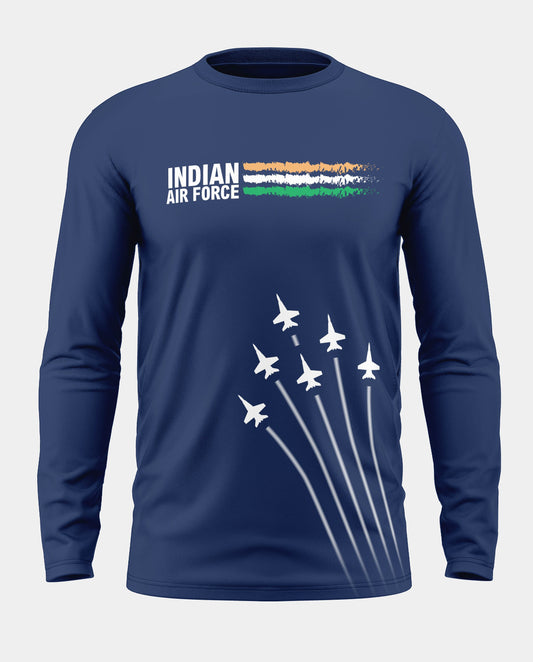 Indian air force Cotton Full Sleeve T-shirt