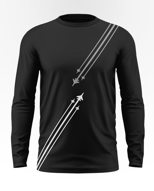 Fighter Jet Cotton Full Sleeve T-shirt