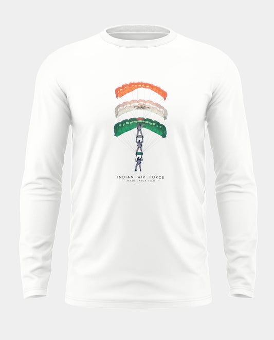 Akash Ganga Team Cotton Full Sleeve T-shirt