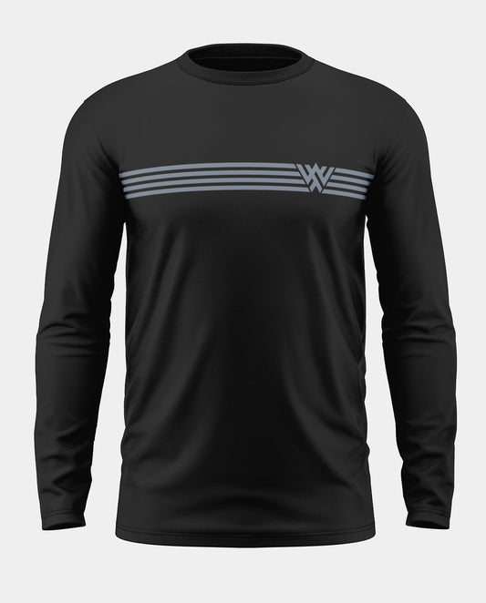 Warrior World Stripe Soft Cotton Full Sleeve T-shirt