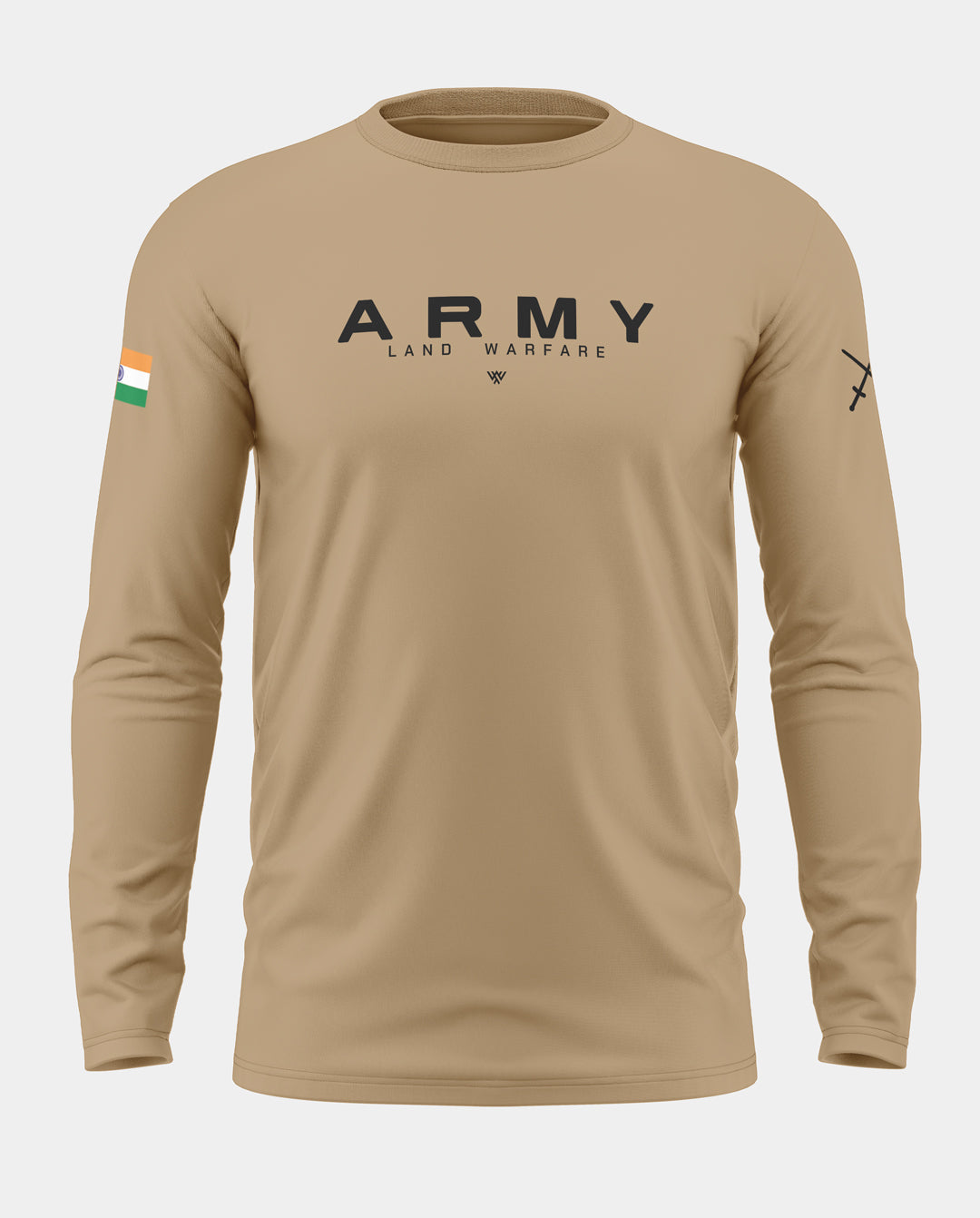 Army Land Warfare Cotton Full Sleeve T-shirt