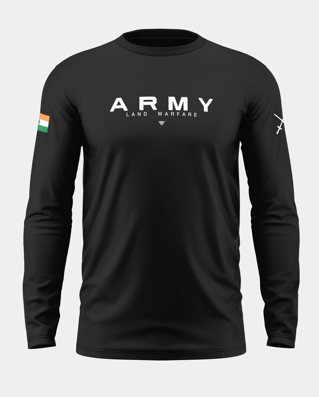 Army Land Warfare Cotton Full Sleeve T-shirt