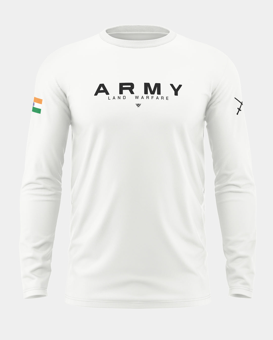 Army Land Warfare Cotton Full Sleeve T-shirt