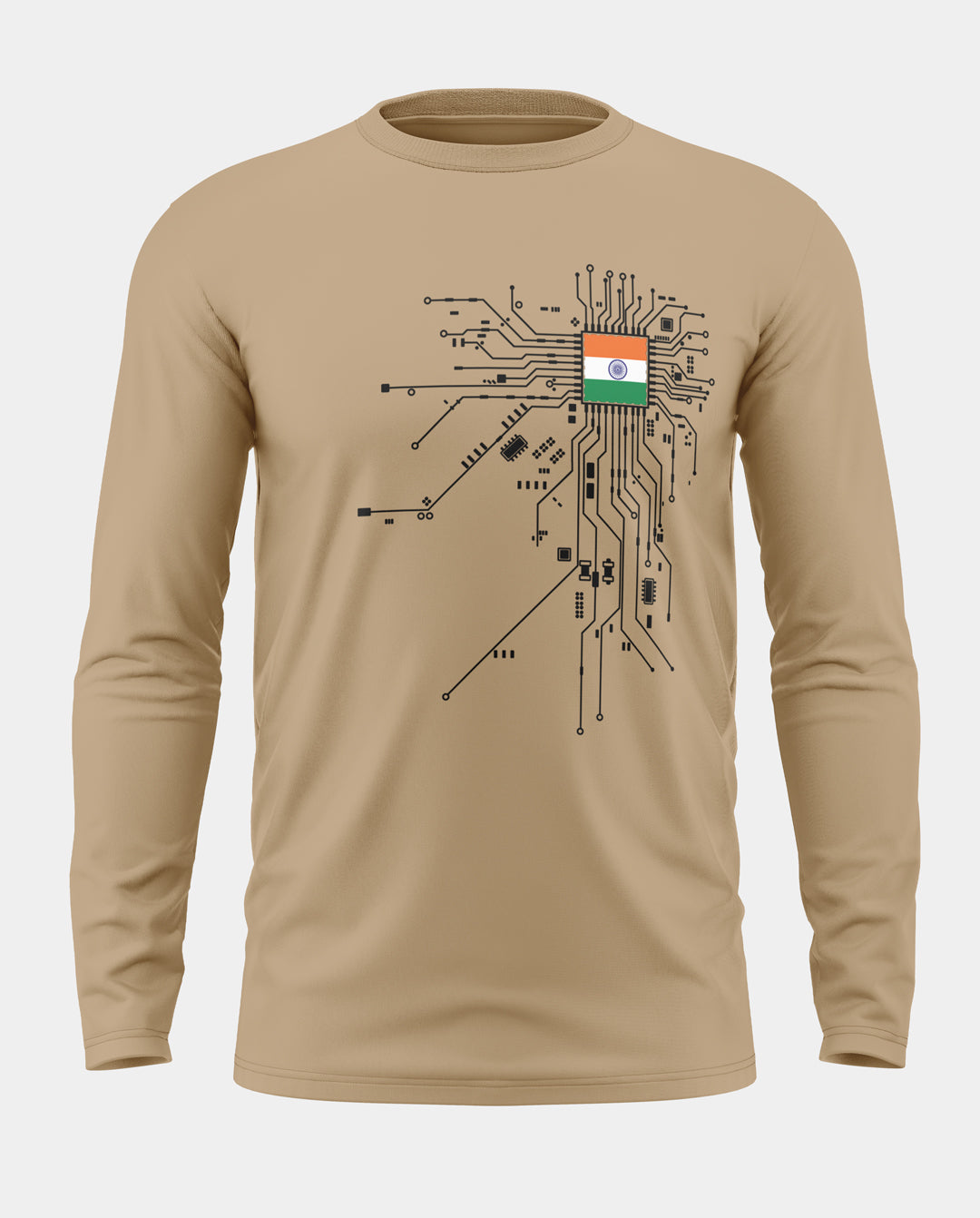 Circuit Diagram Cotton Full Sleeve T-shirt