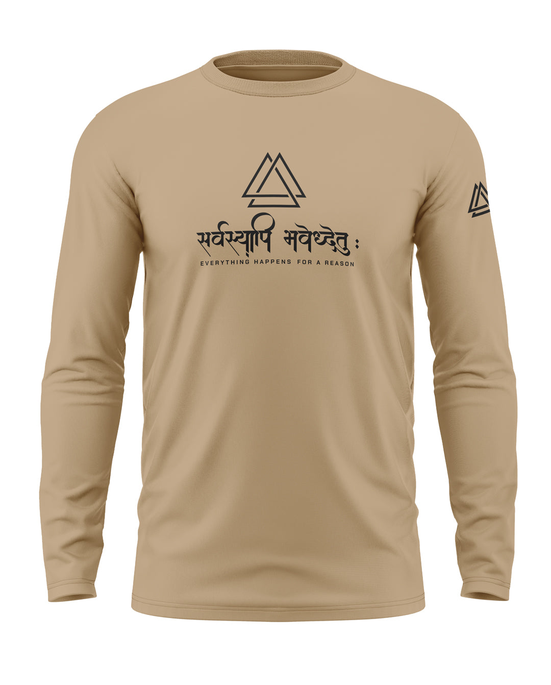 Everything Happens For A Reason Cotton Full Sleeve T-shirt