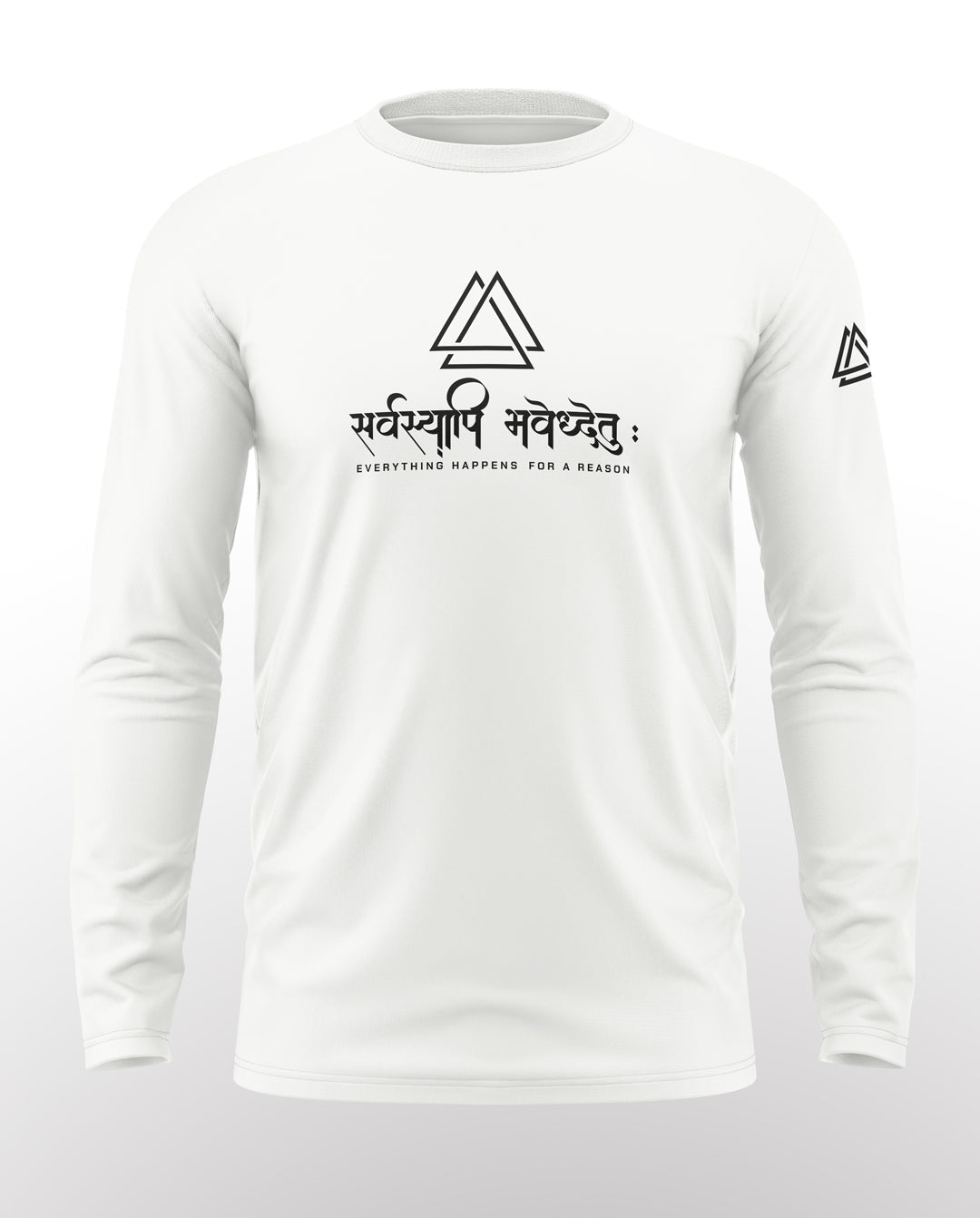 Everything Happens For A Reason Cotton Full Sleeve T-shirt