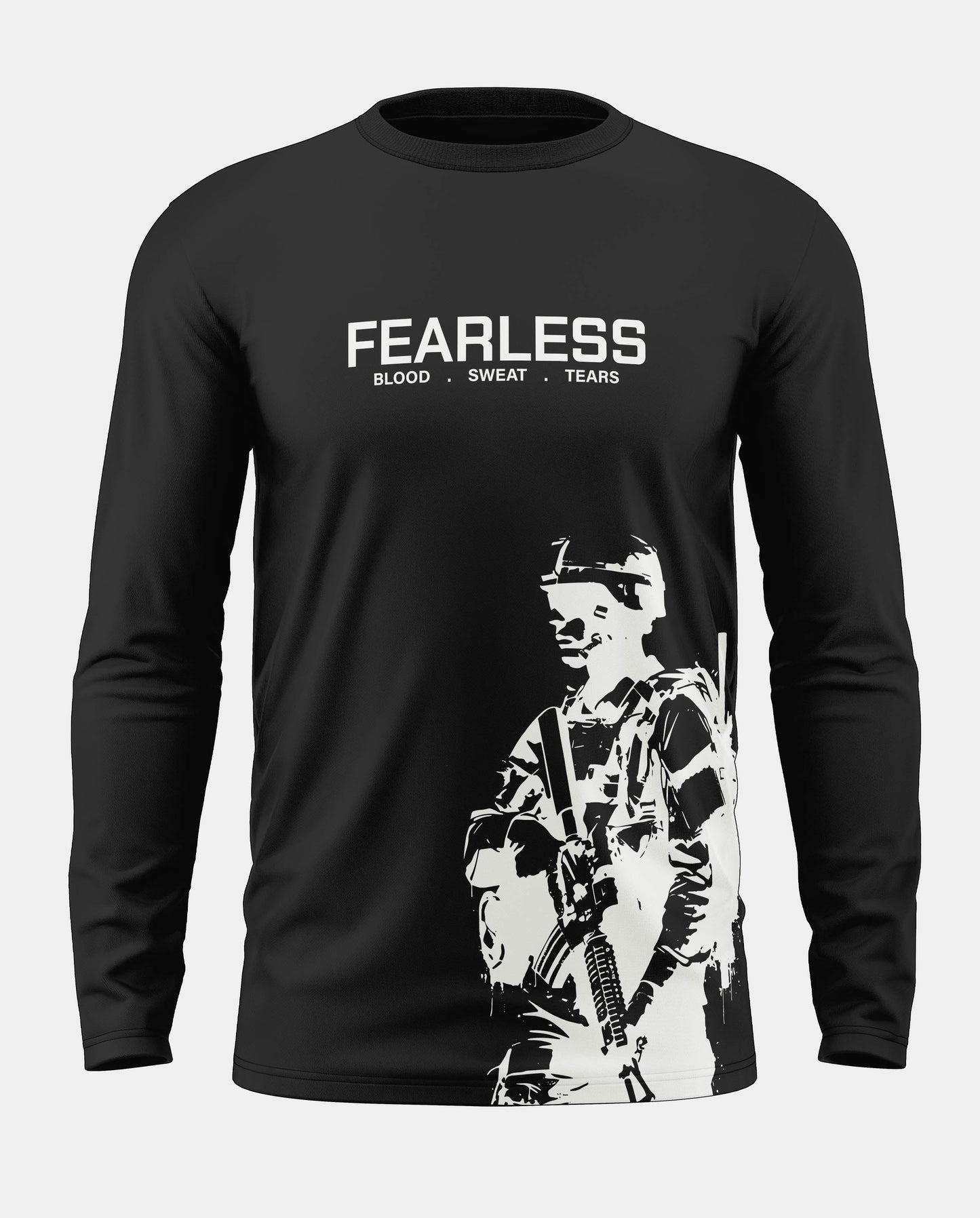 Fearless Cotton Full Sleeve T-shirt