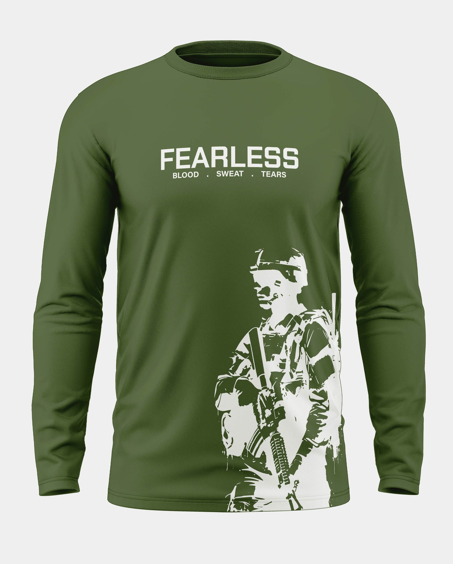 Fearless Cotton Full Sleeve T-shirt