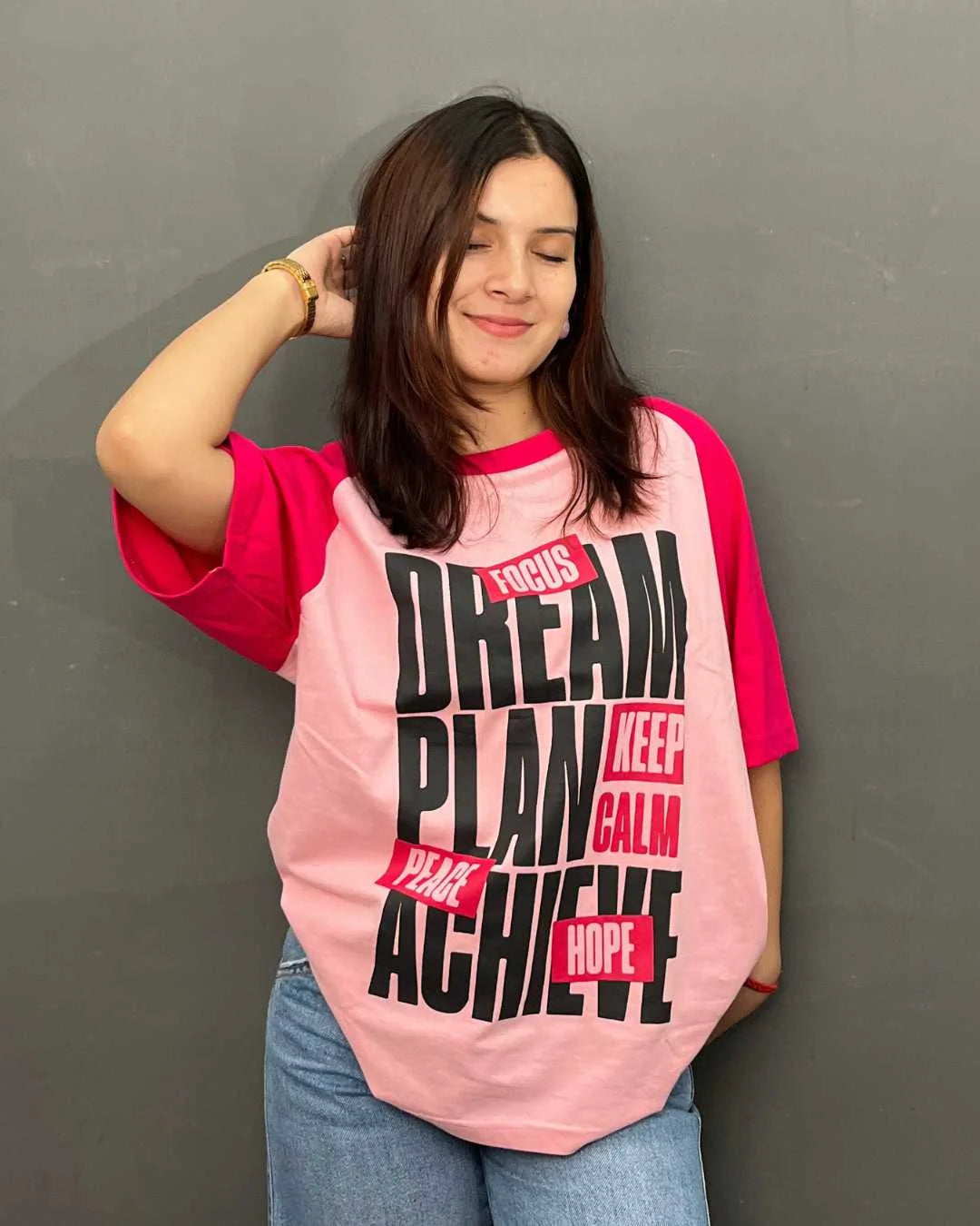 Dream Raglan Oversized T-Shirt