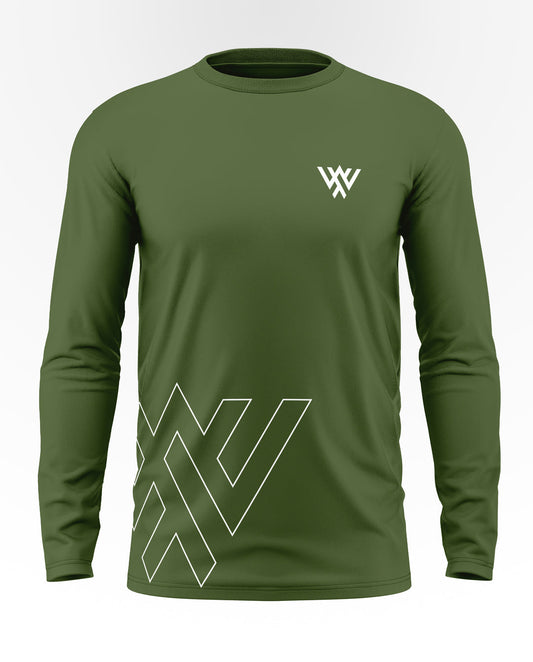 W For Warrior Cotton Full Sleeve T-shirt