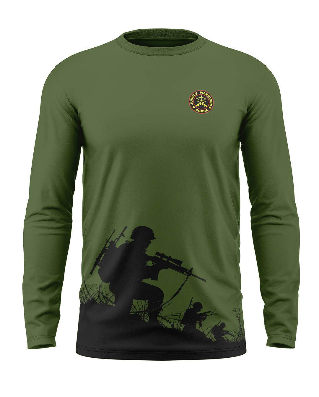 Jungle Warrior Cotton Full Sleeve T-shirt