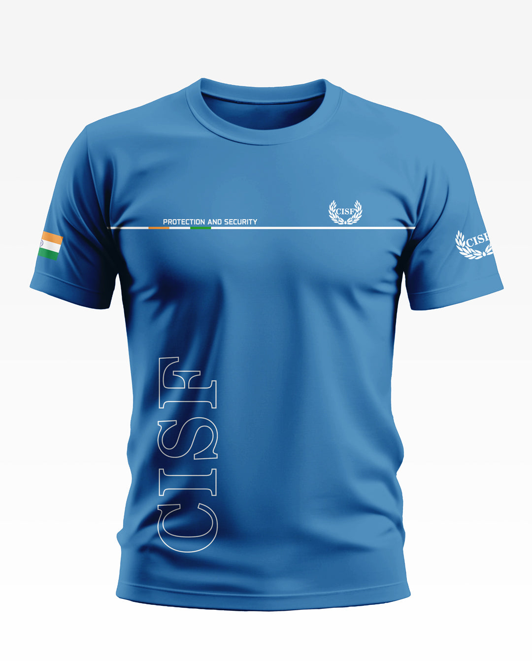 CISF Peace Through Protection Soft Cotton T-shirt