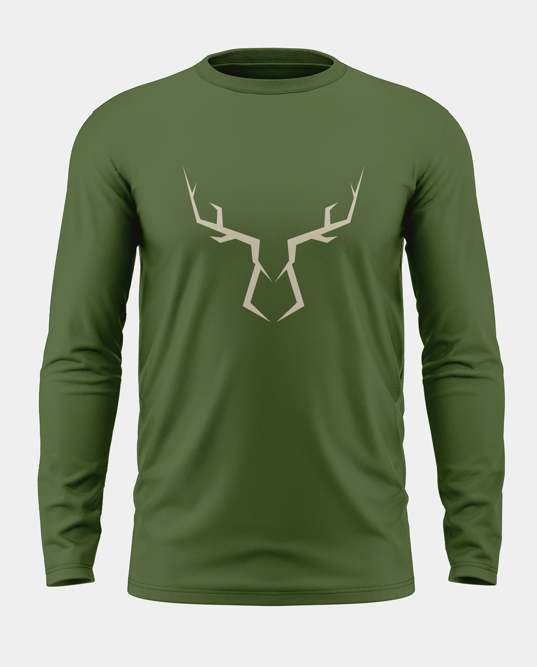 Deer Art Cotton Full Sleeve T-shirt