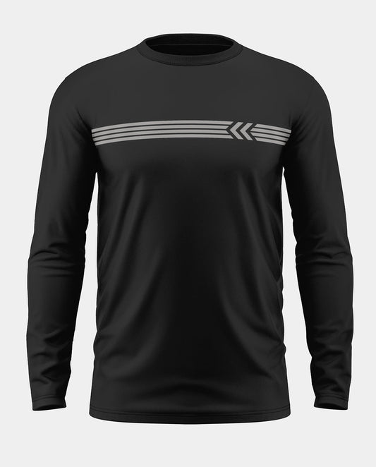 Stripe Patten Cotton Full Sleeve T-shirt