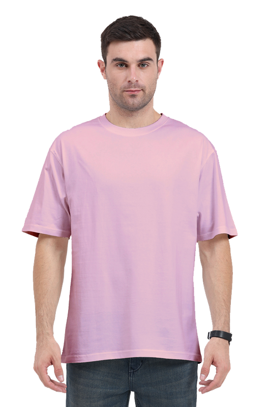 Oversized Classic T-Shirt Plain Light baby Pink