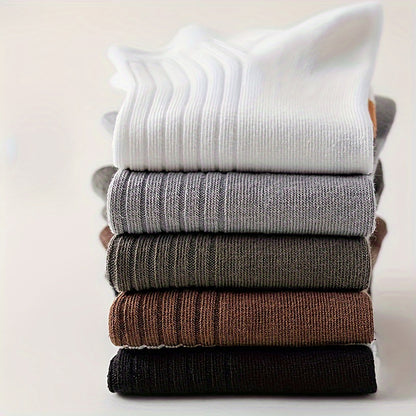 5-Pair Block Ankle Socks Combo