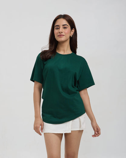 Jade Plain Oversized T-Shirt