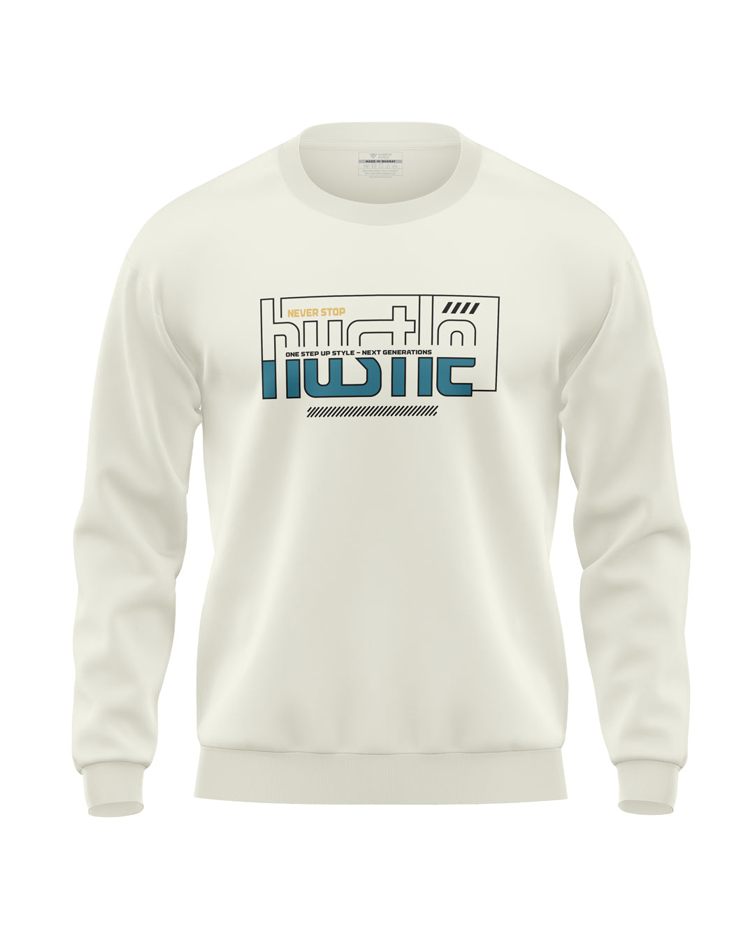 Never Stop Hustle Soft Cotton Sweatshirt