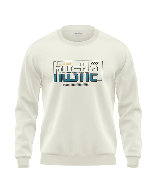 Never Stop Hustle Soft Cotton Sweatshirt