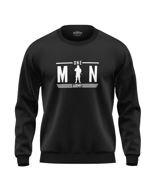 One Men Army Soft Cotton Sweatshirt