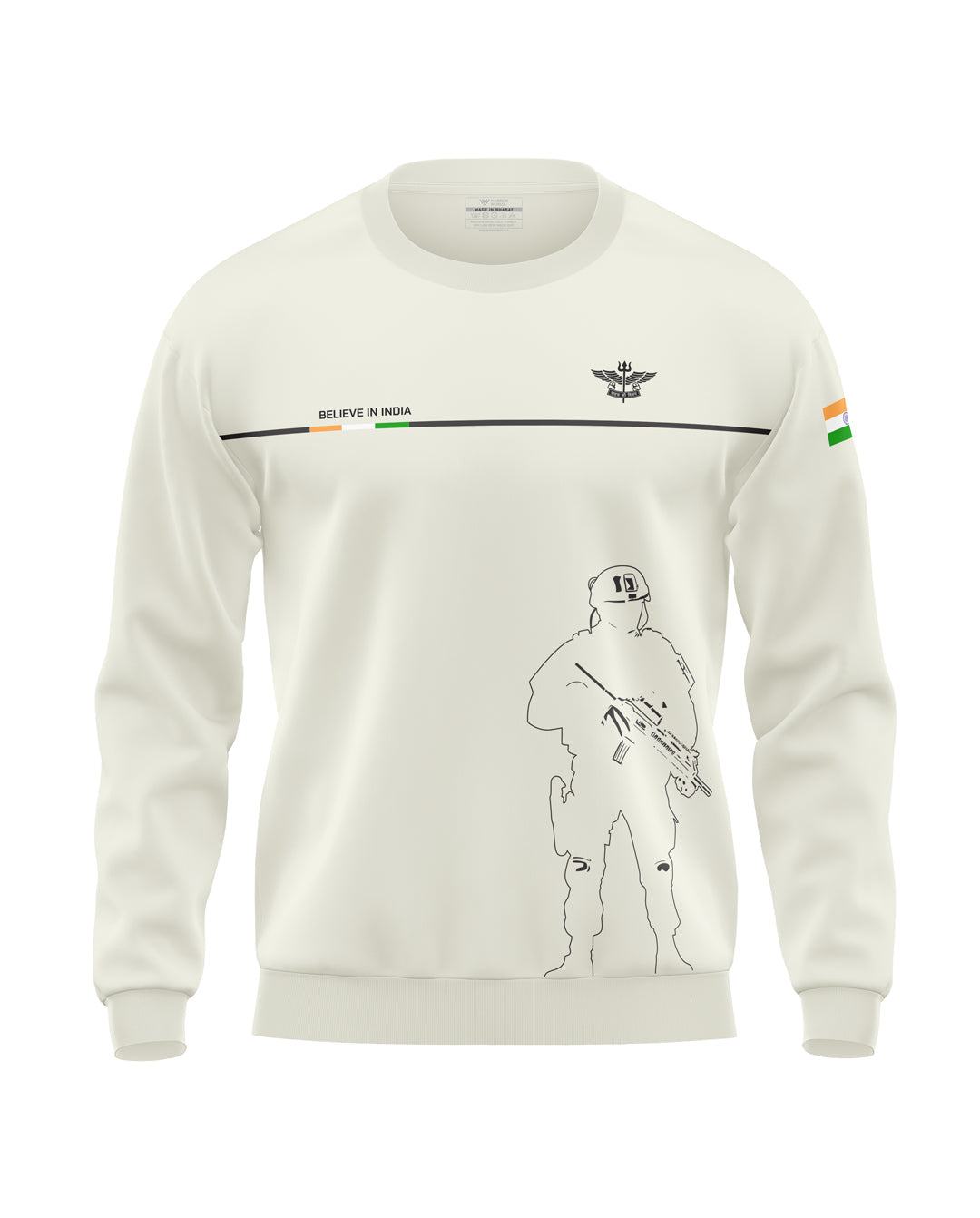 Believe In India Soft Cotton Sweatshirt