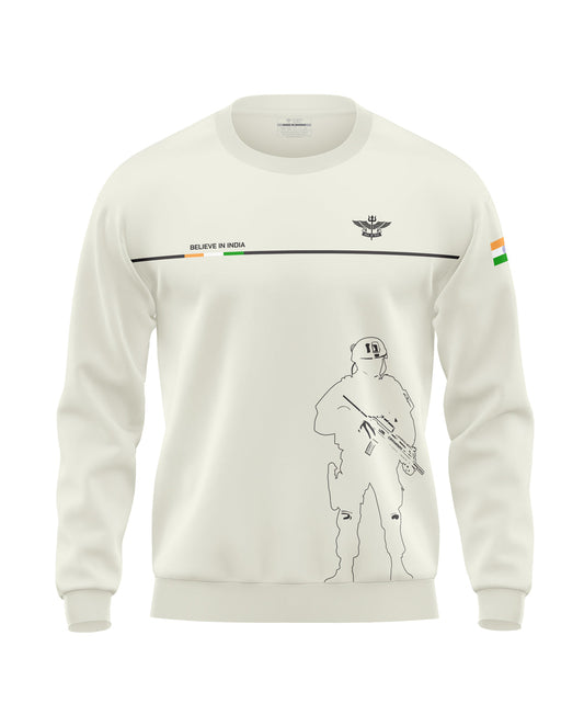 Believe In India Soft Cotton Sweatshirt