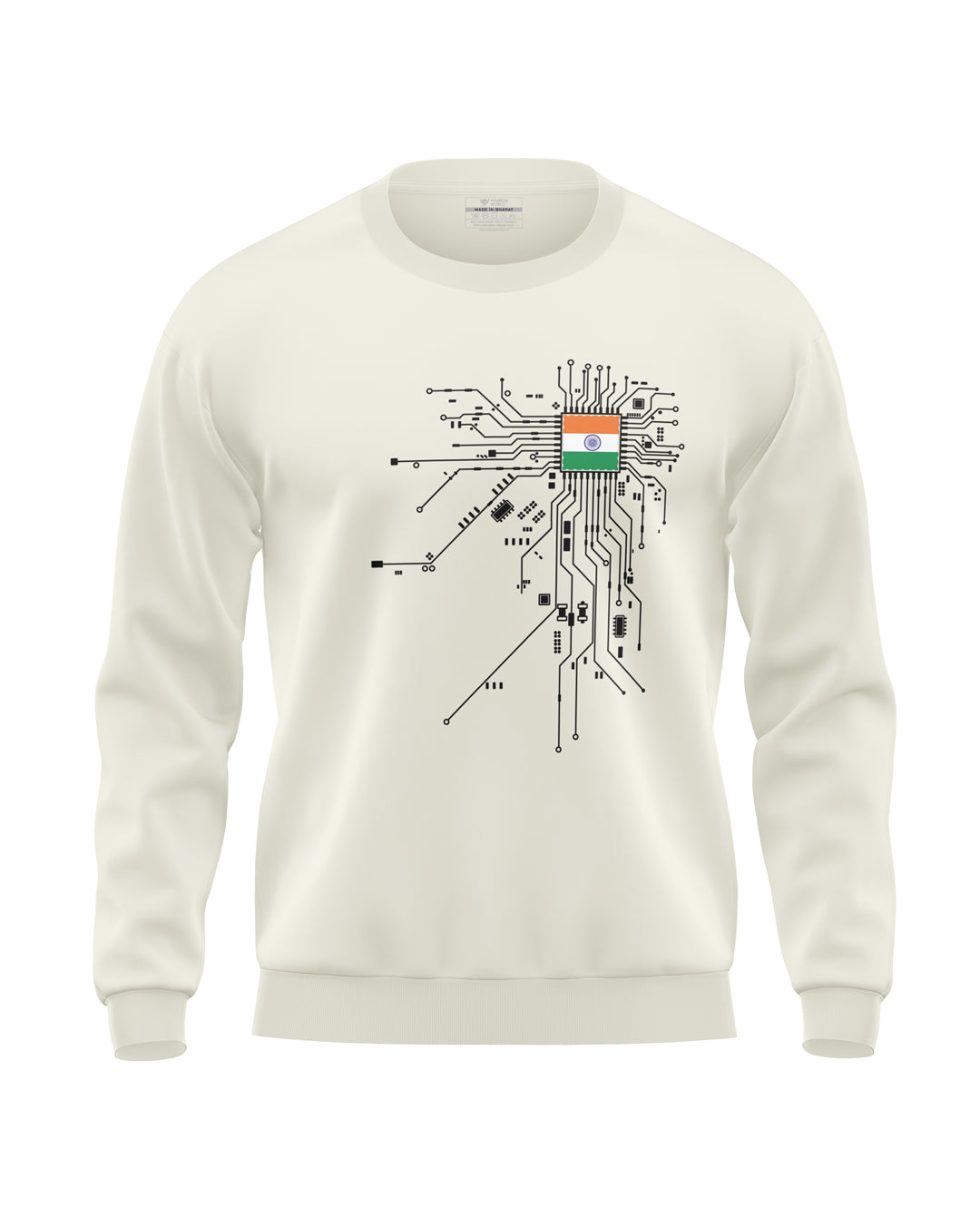 Circuit Diagram Soft Cotton Sweatshirt