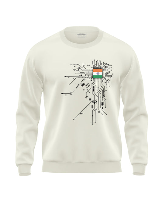 Circuit Diagram Soft Cotton Sweatshirt