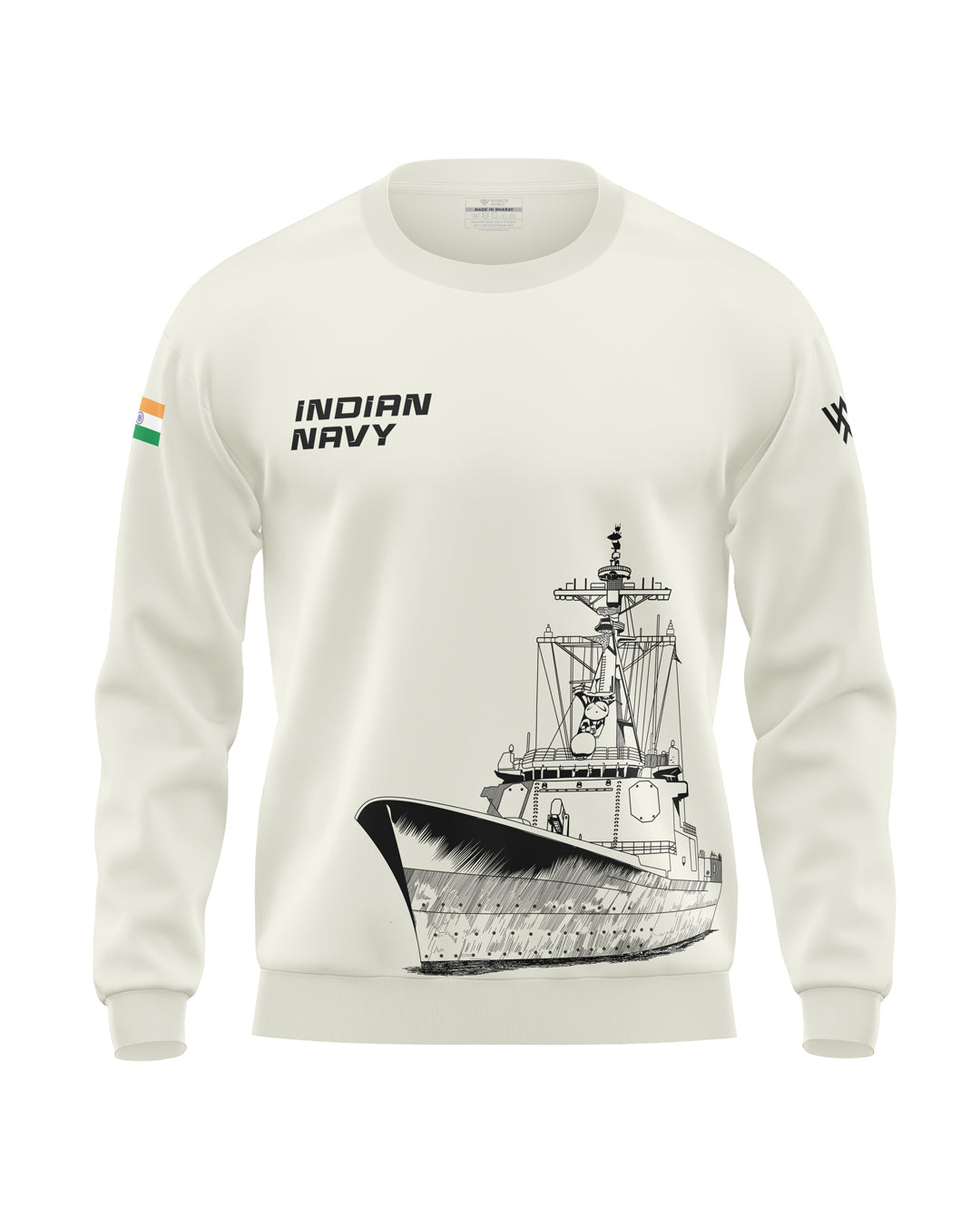 Indian Navy Soft Cotton Sweatshirt