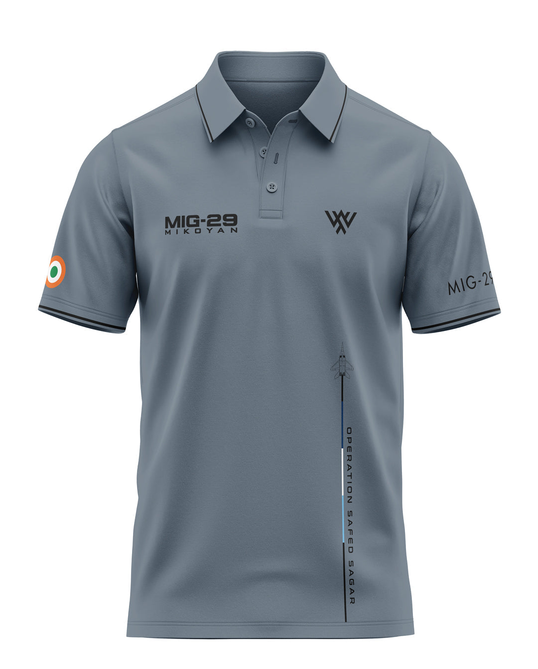 MIG Op Safed Sagar Prime Polo T-Shirt