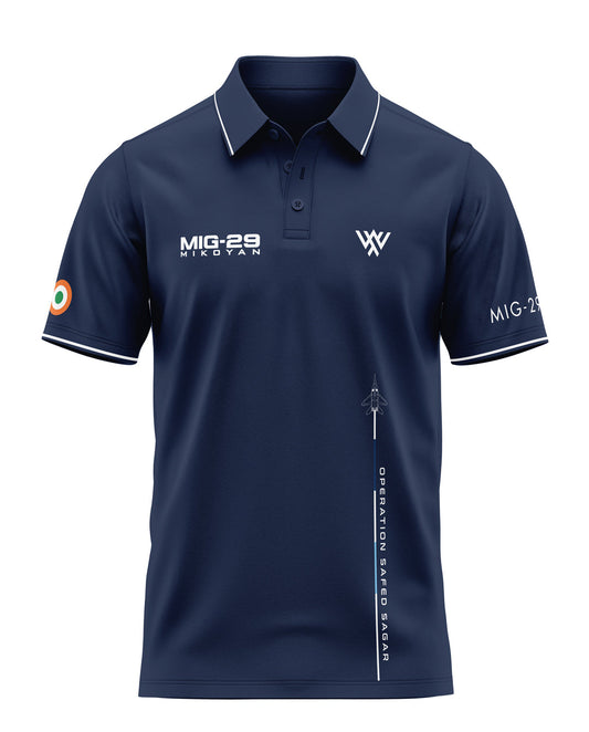 MIG Op Safed Sagar Prime Polo T-Shirt