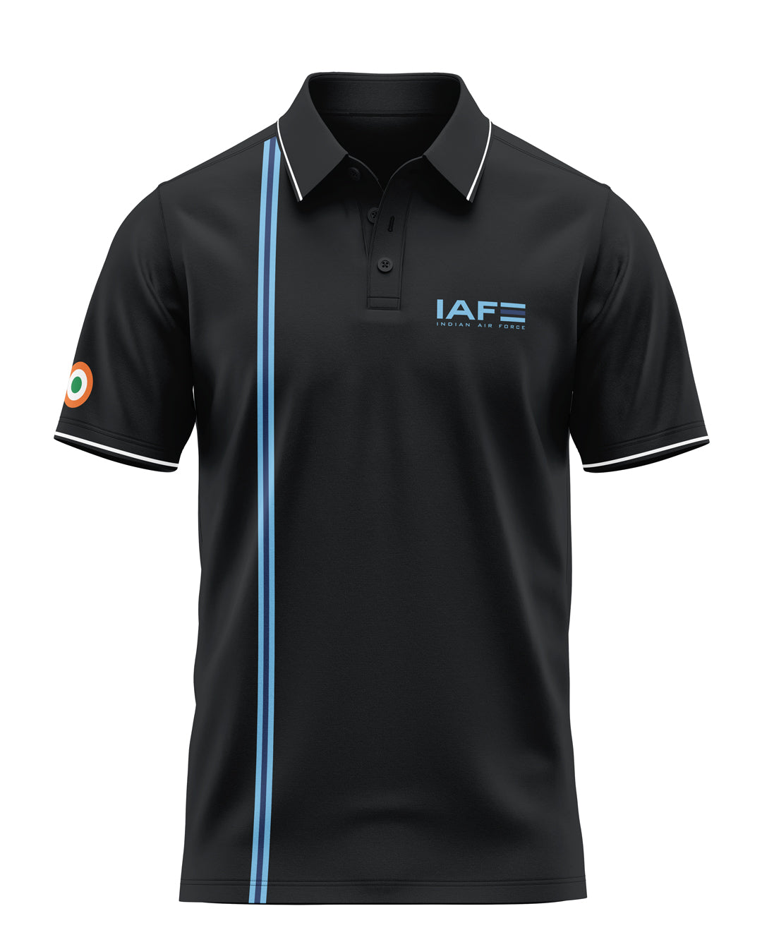 IAF Stripe Prime Polo T-Shirt