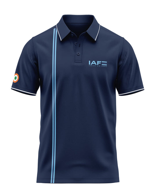 IAF Stripe Prime Polo T-Shirt