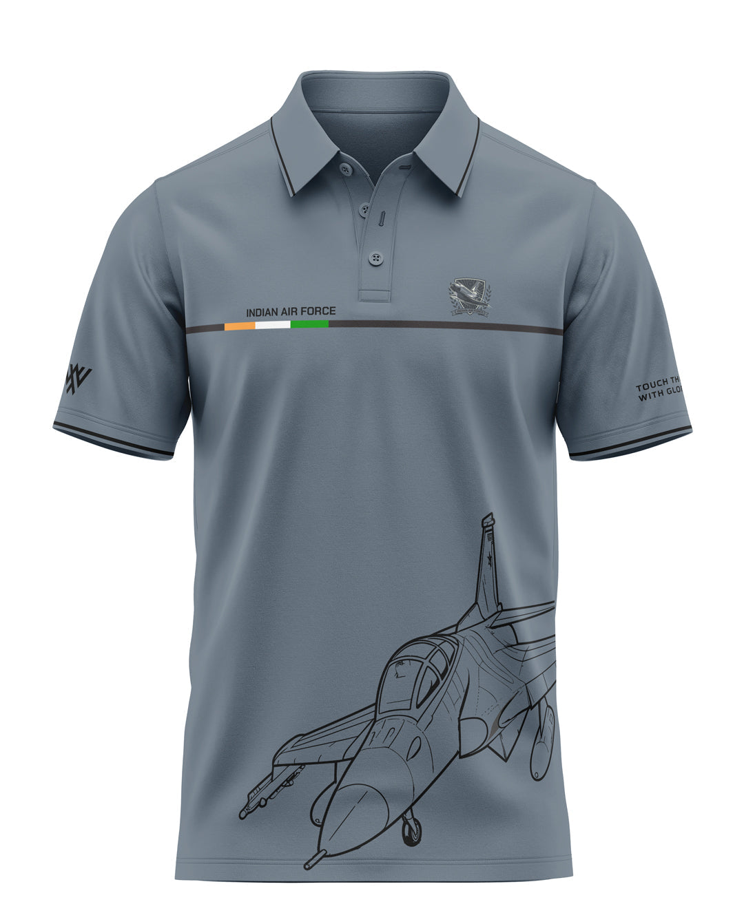 Indian Airforce Prime Polo T-Shirt