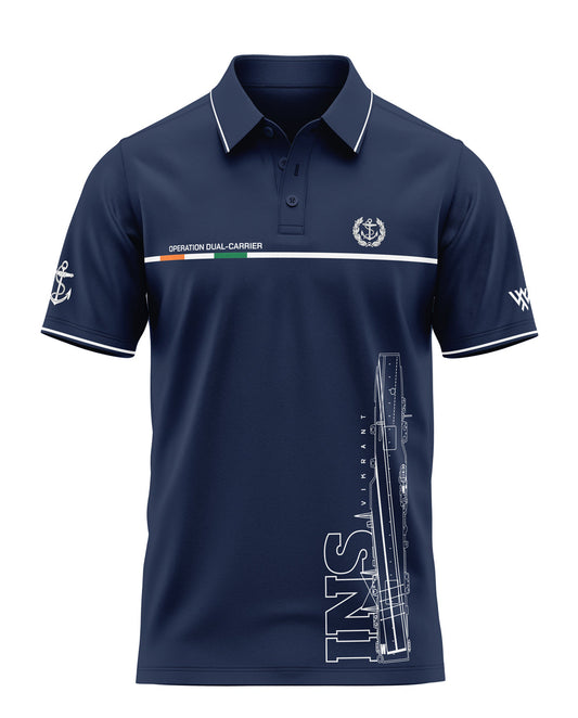 INS Vikrant Prime Polo T-Shirt