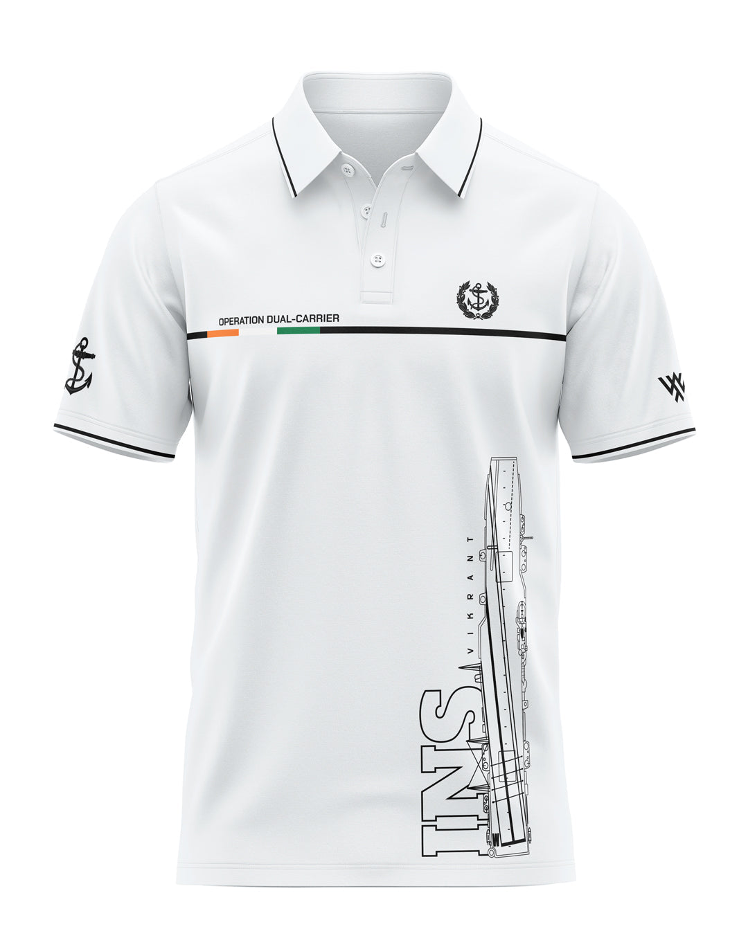 INS Vikrant Prime Polo T-Shirt