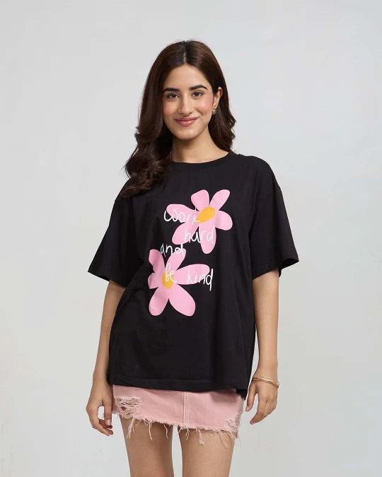 Work Hard And Be Kind Oversized T-Shirt