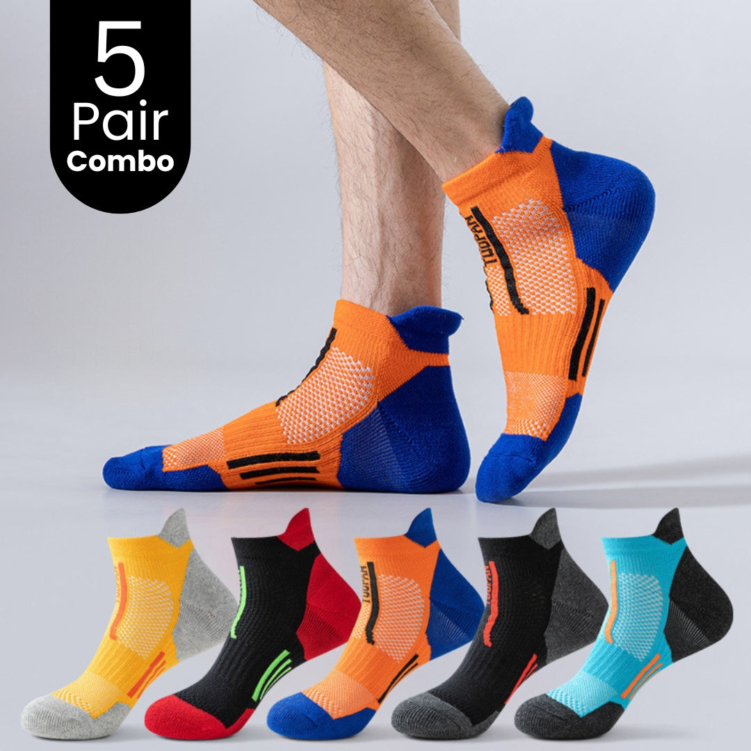 5-Pair Multi Color Socks Combo –  Sport Edition