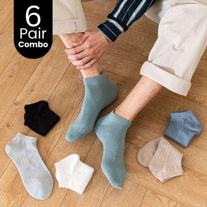 6-Pair Solid Color Socks Combo –  LightStep Edition