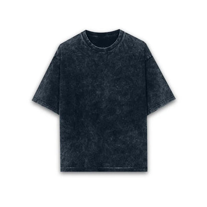 Unisex Acid Wash Oversized T-shirt - Plain