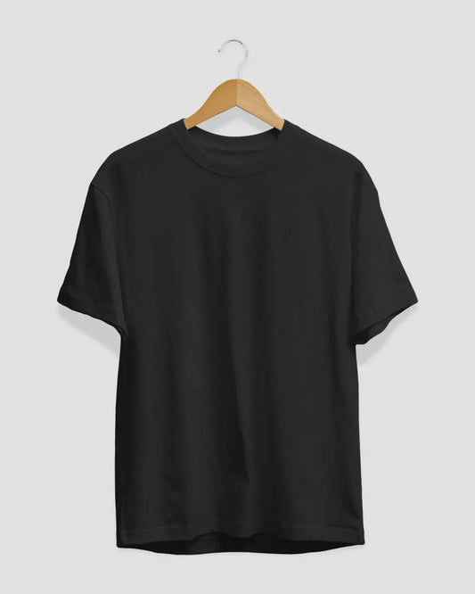 Black Plain T-Shirt