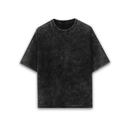 Unisex Acid Wash Oversized T-shirt - Plain