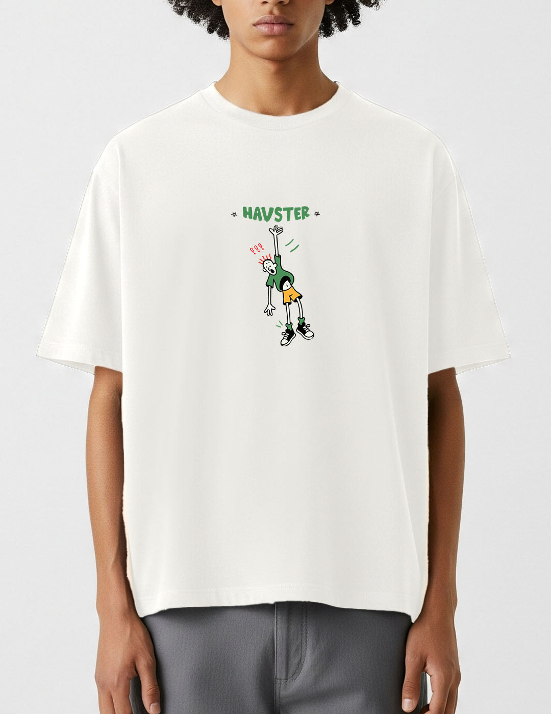 Bloopster Jungle Tales Oversized Tshirt - White