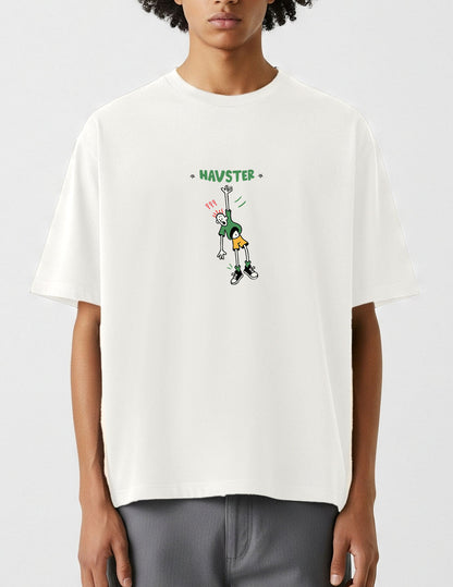 Bloopster Jungle Tales Oversized Tshirt - White