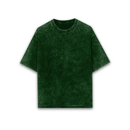 Unisex Acid Wash Oversized T-shirt - Plain