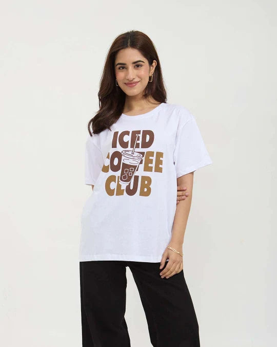 Ice Coffee Club Oversized T-Shirt